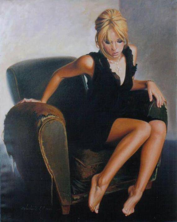 Shakira  pintada por Hendrick Gil
