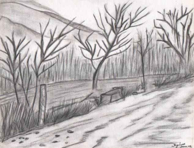 Imágenes para dibujar paisajes con lápiz - Imagui